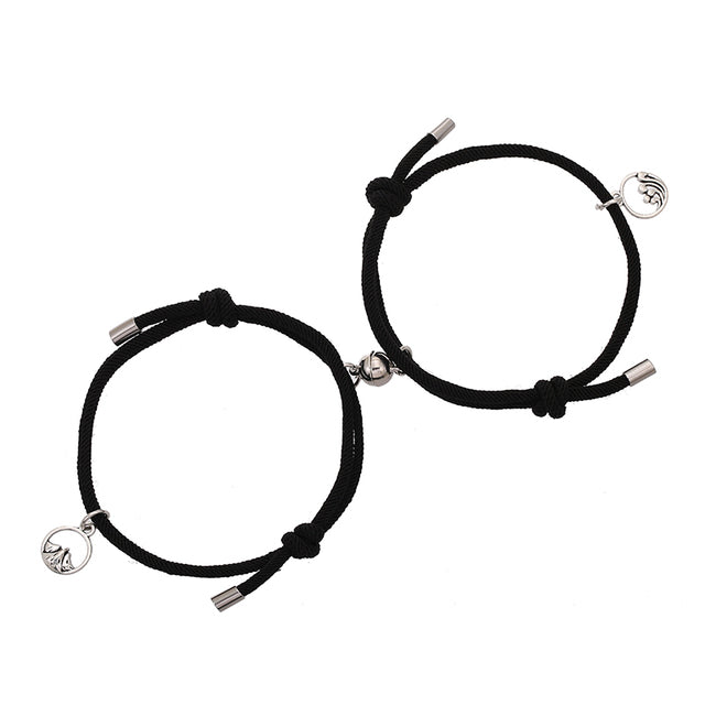 Adjustable Magnetic Love Bracelets