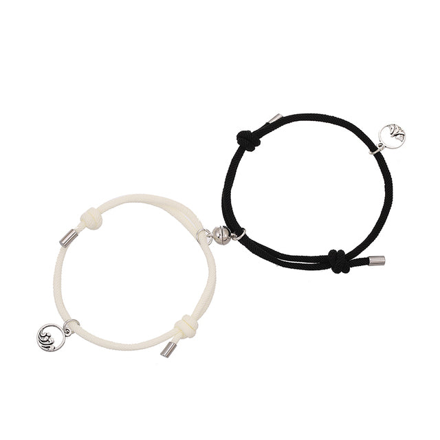 Adjustable Magnetic Love Bracelets