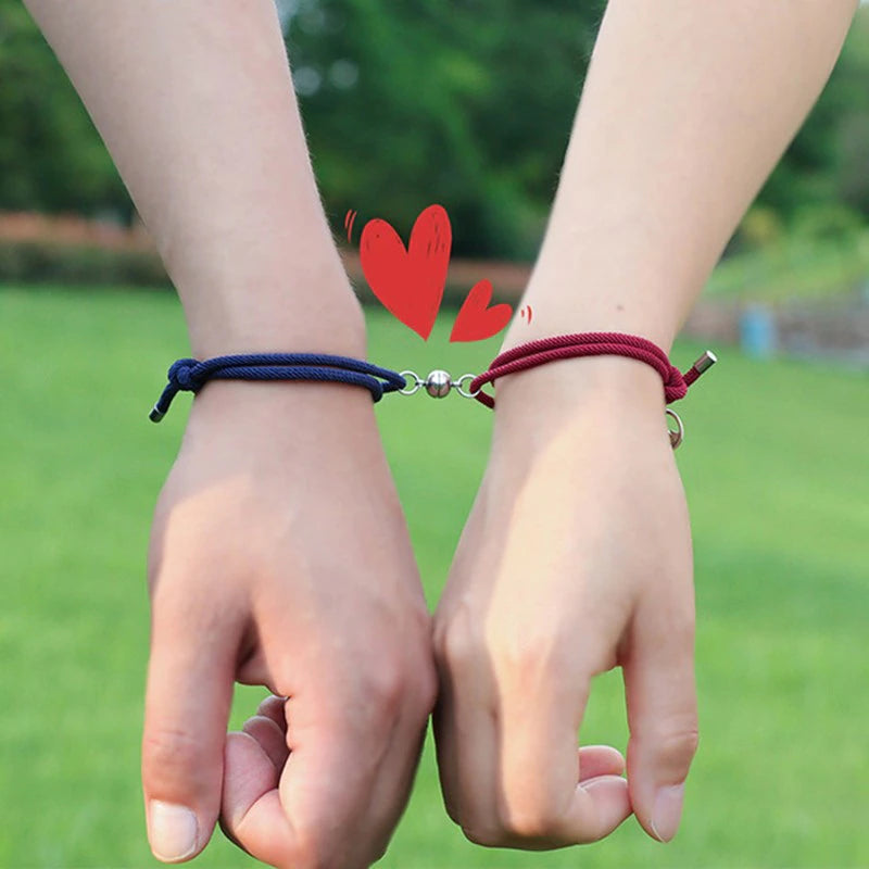 Adjustable Magnetic Love Bracelets