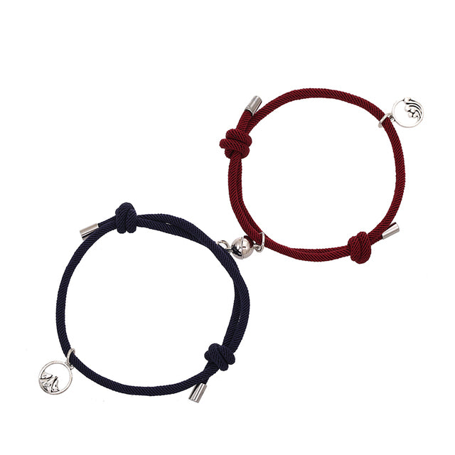 Adjustable Magnetic Love Bracelets