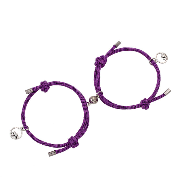 Adjustable Magnetic Love Bracelets